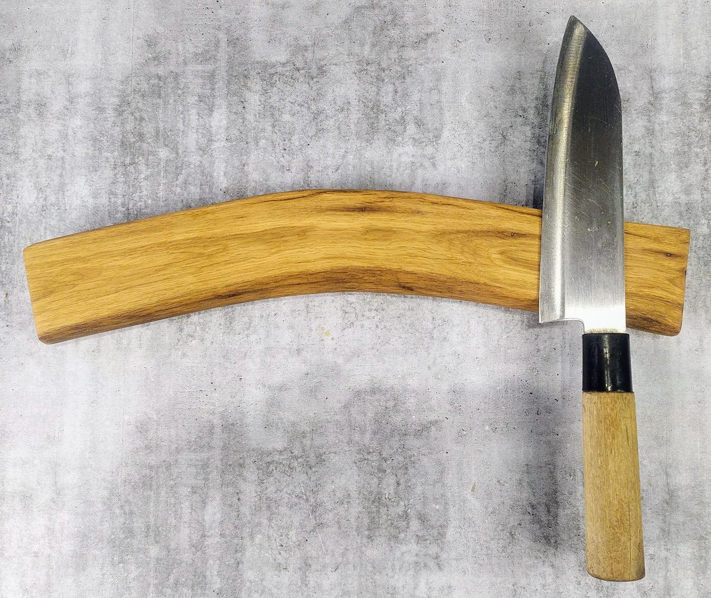 Knivlist Ek med Naturlig Kant - 35 cm